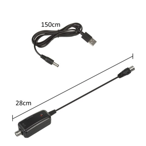 ADA PTER ZŁĄCZE USB DO ANTENY DVB-T MACLEAN, 5V, MCTV-697 ADA PTER ZŁĄCZE USB DO ANTENY DVB-T MACLEAN, 5V, MCTV-697