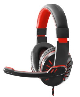 EGH330R ES PERANZA SŁUCHAWKI Z MIKROFONEM GAMING CROW CZERWONE