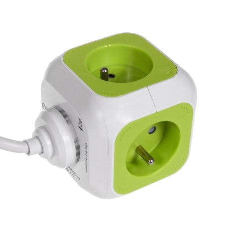 MAGICCUBE POCZWÓRNE GNIAZDKO PRĄDOWE GREENBLUE, 2 WEJŚCIA USB, 1,4M, GB118 MAGICCUBE POCZWÓRNE GNIAZDKO PRĄDOWE GREENBLUE, 2 WEJŚCIA USB, 1,4M, GB118