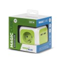 MAGICCUBE  POCZWÓRNE GNIAZDKO  PRĄDOWE GREENBLUE, 2 WEJŚCIA USB, 1,4M, GB118