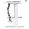ORGANIZATOR KABLI/MASKOWNICA DO BIURKA MACLEAN, 75CM, SREBRNA, MC-768 S