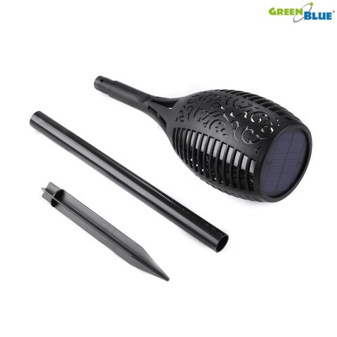 POCHODNIA SOLARNA GREENBLUE, LAM PA OGRODOWA LED, REALISTYCZNY EFEKT ŻYWEGO OGNIA, IP65, GB156 POCHODNIA SOLARNA GREENBLUE, LAM PA OGRODOWA LED, REALISTYCZNY EFEKT ŻYWEGO OGNIA, IP65, GB156