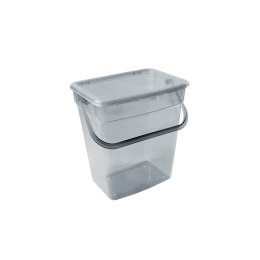 POJEMNIK NA  PROSZEK PLAST TEAM 6L TRANS PARENTNY SZARY
