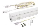 ŚWIETLÓWKA LED LINIOWA T5 120CM 18W ON/OFF ZIMNA 6000K LAM PA NATYNKOWA ZINTEGROWANA Z O PRAWĄ