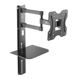 UCHWYT DO TV Z  PÓŁKĄ NA DVD MACLEAN, VESA 200x200 , 23