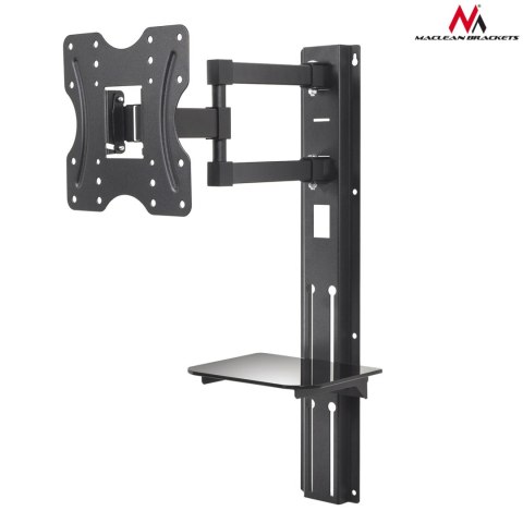 UCHWYT DO TV Z PÓŁKĄ NA DVD MACLEAN, VESA 200x200 , 23"-42", 30KG, MC-771 UCHWYT DO TV Z PÓŁKĄ NA DVD MACLEAN, VESA 200x200 , 23"-42", 30KG, MC-771