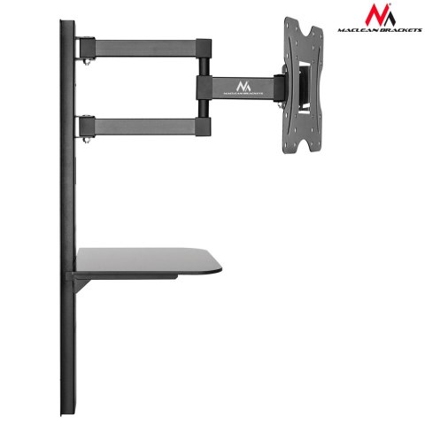 UCHWYT DO TV Z PÓŁKĄ NA DVD MACLEAN, VESA 200x200 , 23"-42", 30KG, MC-771 UCHWYT DO TV Z PÓŁKĄ NA DVD MACLEAN, VESA 200x200 , 23"-42", 30KG, MC-771