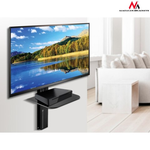 UCHWYT DO TV Z PÓŁKĄ NA DVD MACLEAN, VESA 200x200 , 23"-42", 30KG, MC-771 UCHWYT DO TV Z PÓŁKĄ NA DVD MACLEAN, VESA 200x200 , 23"-42", 30KG, MC-771
