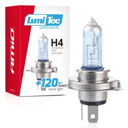 ŻARÓWKA HALOGENOWA H4 12V 60/55W LUMITEC SU PER WHITE +120% AMIO-02137
