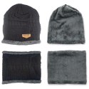BQ52D K PL UNISEx CZA PKA I SZALIK BLACK