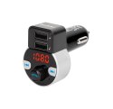 TRANSMITER SAMOCHODOWY Z FUNKCJĄ BLUETOOTH (2 GNIAZDA USB)