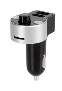 TRANSMITER SAMOCHODOWY Z FUNKCJĄ BLUETOOTH (2 GNIAZDA USB)