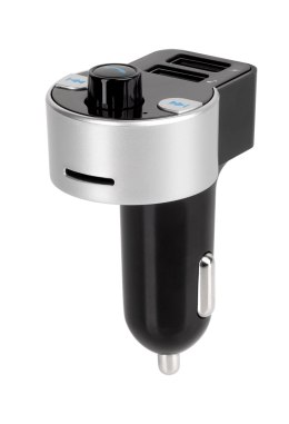 TRANSMITER SAMOCHODOWY Z FUNKCJĄ BLUETOOTH (2 GNIAZDA USB)