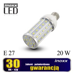 ŻARÓWKA E27 LED CORN 20W METALOWA 3000K CIE PŁA