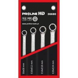 KLUCZE OCZKOWE TORx, K PL. 4SZT. E6-E24,  PROLINE 