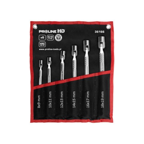 KLUCZE PRZEGUBOWE NASADOWE SZT6(8x9-18x19MM),CV, PROLINE "HD" KLUCZE PRZEGUBOWE NASADOWE SZT6(8x9-18x19MM),CV, PROLINE "HD"