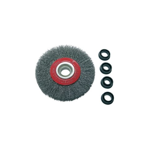 SZCZOTKA TARCZOWA Z DRUTU STALOWEGO FALIST. FI=150MM PROLINE SZCZOTKA TARCZOWA Z DRUTU STALOWEGO FALIST. FI=150MM PROLINE