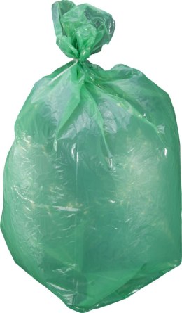 WORKI NA ŚMIECI LD PE 120L ZIEL. ROLKA 10SZT. SEGR.,  PROLINE