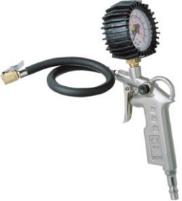 PISTOLET DO  POM POWANIA KÓŁ Z MANOMETREM CE