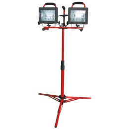 PODWÓJNA LAM PA HALOGENOWA STATYW- PRZENOŚNA 2x500W CE  PROLINE