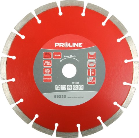 TARCZA DIAMENTOWA LASER (UNIWERSALNA)125*2.1*8.3*22.2 PROLINE TARCZA DIAMENTOWA LASER (UNIWERSALNA)125*2.1*8.3*22.2 PROLINE