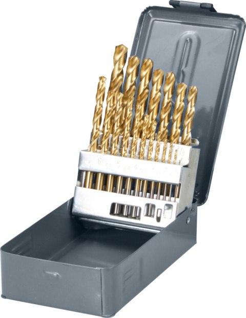 WIERTŁA DO METALU HSS TIN DIN338 SZLIF.SZT.19(1-10MM) PROLINE WIERTŁA DO METALU HSS TIN DIN338 SZLIF.SZT.19(1-10MM) PROLINE