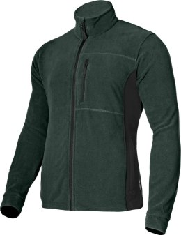 BLUZA  POLAR. ZIELONO-CZARNA, 
