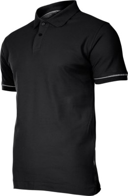 KOSZULKA  POLO, 220G/M2, CZARNA, 