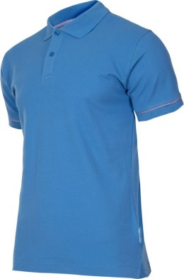 KOSZULKA  POLO, 220G/M2, NIEBIESKA, 