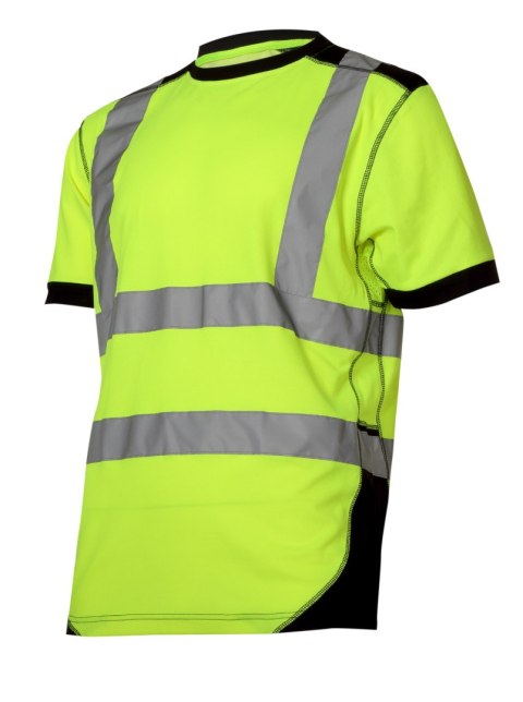 KOSZULKA T-SHIRT OSTRZEGAWCZA, ŻÓŁTO-CZARNA, "3xL", CE,LAHTI KOSZULKA T-SHIRT OSTRZEGAWCZA, ŻÓŁTO-CZARNA, "3xL", CE,LAHTI