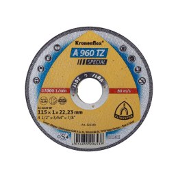 TARCZA DO CIĘCIA-INOx,ST A960TZ 125*1.0*22.2  PŁ. SZT.1