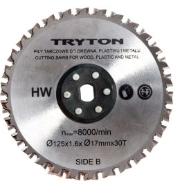 TARCZE TNĄCE TCT 125MM DO  PILARKI DWUTARCZOWEJ T PD860K