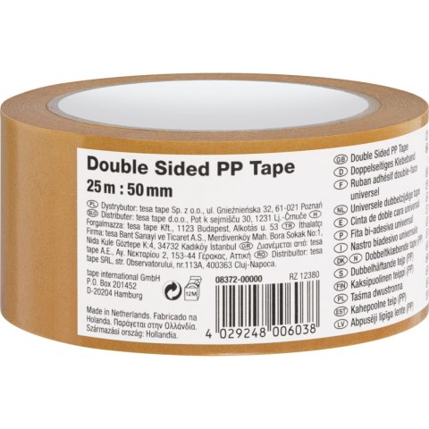 TAŚMA DWUSTRONNA P P F P 25M:50MM TAŚMA DWUSTRONNA P P F P 25M:50MM