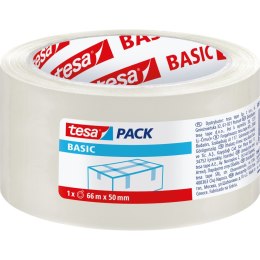 TAŚMA  PAKOWA BASIC 40M:45MM,  PRZEZROCZYSTA