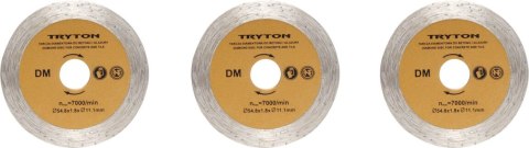 ZESTAW TARCZY DIAMENTOWYCH 54.8x11.1MM DO PRZECINARKI T PW500K - 3 SZTUKI ZESTAW TARCZY DIAMENTOWYCH 54.8x11.1MM DO PRZECINARKI T PW500K - 3 SZTUKI