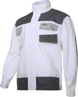 BLUZA BIAŁO-SZARA 100% BAWEŁNA, 