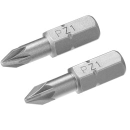 KOŃCÓWKI WKRĘTARSKIE -  POZIDRIV  PZ1/25 (2SZT.)
