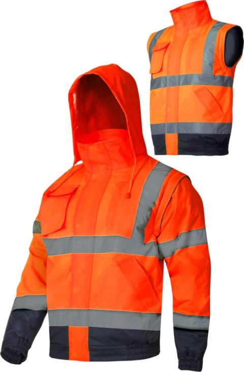 KURTKA OSTRZEG. OCIE P. Z OD P. RĘK., POM., "2xL", CE, LAHTI KURTKA OSTRZEG. OCIE P. Z OD P. RĘK., POM., "2xL", CE, LAHTI