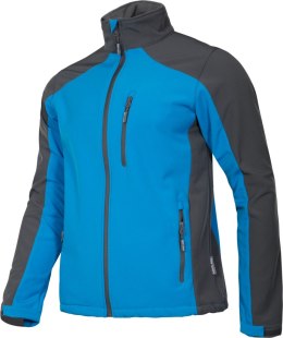 KURTKA SOFTSHELL NIEBIESKO-SZARA, 