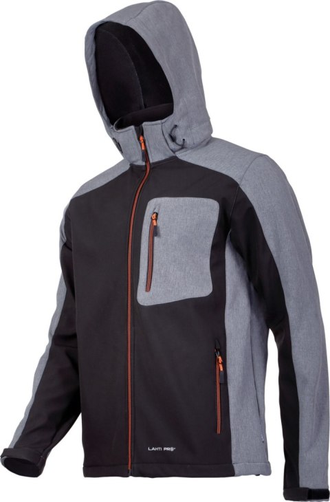 KURTKA SOFTSHELL Z KA PT. CZAR.-SZAR.- POM., "3xL", CE, LAHTI
