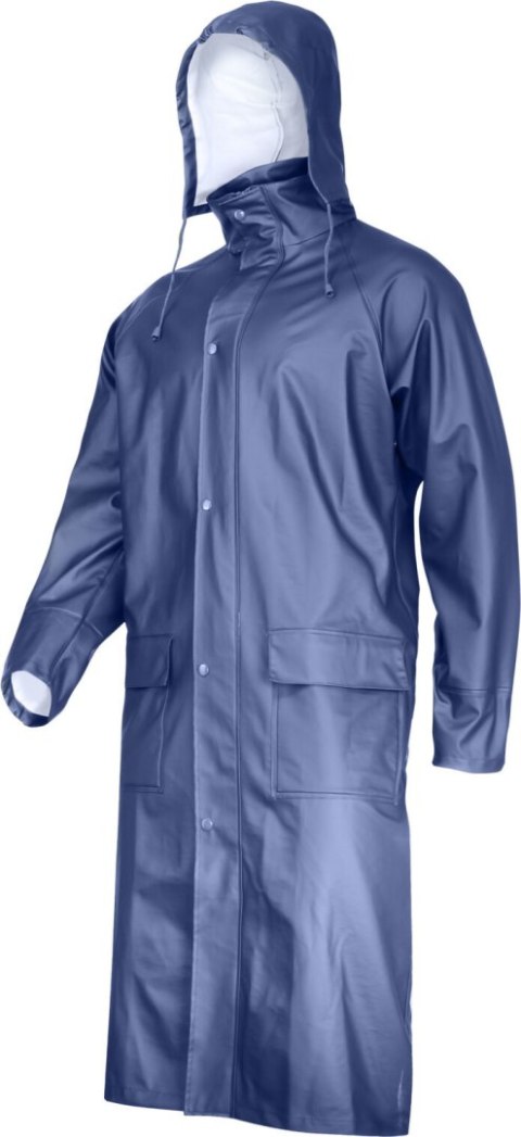 PŁASZCZ PRZECIWDESZCZOWY PU, GRANATOWY, "2xL", CE, LAHTI PŁASZCZ PRZECIWDESZCZOWY PU, GRANATOWY, "2xL", CE, LAHTI