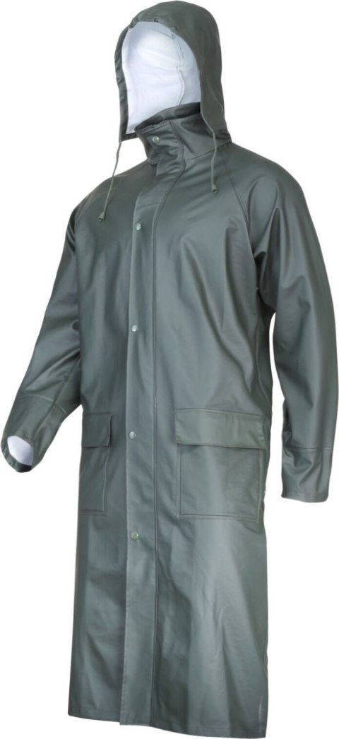 PŁASZCZ PRZECIWDESZCZOWY PU, ZIELONY, "2xL", CE, LAHTI PŁASZCZ PRZECIWDESZCZOWY PU, ZIELONY, "2xL", CE, LAHTI
