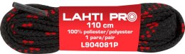 SZNUROWADŁA  PŁASK. CZAR-CZER. L904071 P, 10  PAR, 110CM, LAHTI