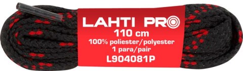 SZNUROWADŁA PŁASK. CZAR-CZER. L904071 P, 10 PAR, 110CM, LAHTI SZNUROWADŁA PŁASK. CZAR-CZER. L904071 P, 10 PAR, 110CM, LAHTI