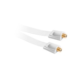 KABEL GNIAZDO F-GNIAZDO F OKIENNY HQ BIAŁY