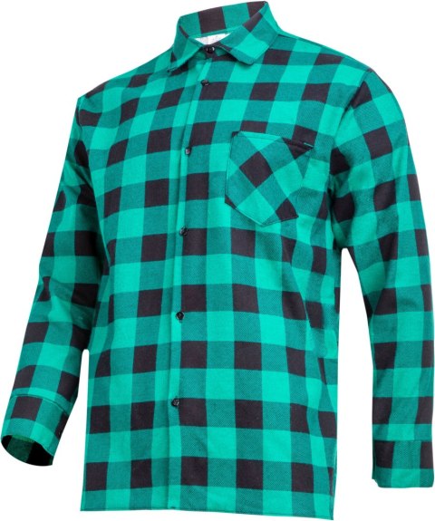 KOSZULA FLANELOWA GRANAT-BEŻ., 120G/M2, "3xL", CE, LAHTI KOSZULA FLANELOWA GRANAT-BEŻ., 120G/M2, "3xL", CE, LAHTI