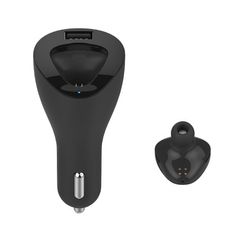 SŁUCHAWKA BLUETOOTH Z ŁADOWARKĄ SAMOCHODOWĄ KRUGER&MATZ TRAVELER K1 SŁUCHAWKA BLUETOOTH Z ŁADOWARKĄ SAMOCHODOWĄ KRUGER&MATZ TRAVELER K1