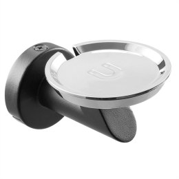 UCHWYT MACLEAN, ŚCIENNY DLA GOOGLE HOME, CZARNY, MC-857