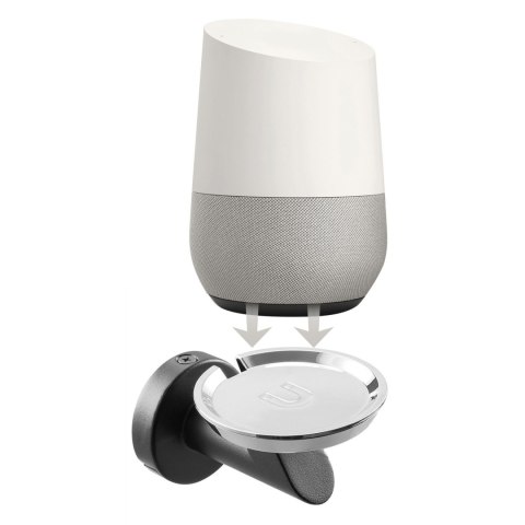 UCHWYT MACLEAN, ŚCIENNY DLA GOOGLE HOME, CZARNY, MC-857 UCHWYT MACLEAN, ŚCIENNY DLA GOOGLE HOME, CZARNY, MC-857