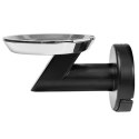 UCHWYT MACLEAN, ŚCIENNY DLA GOOGLE HOME, CZARNY, MC-857